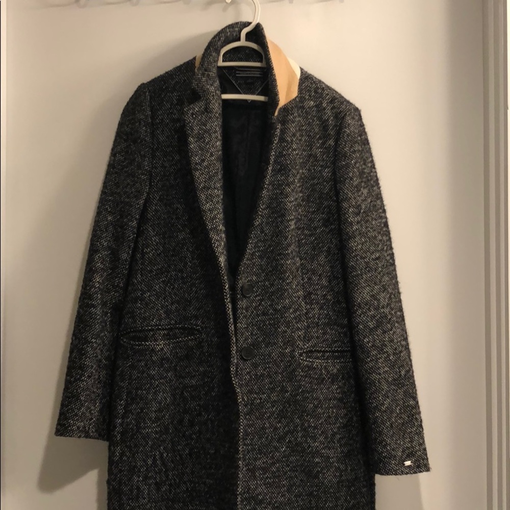 Tommy Hilfiger Tweed Top Coat